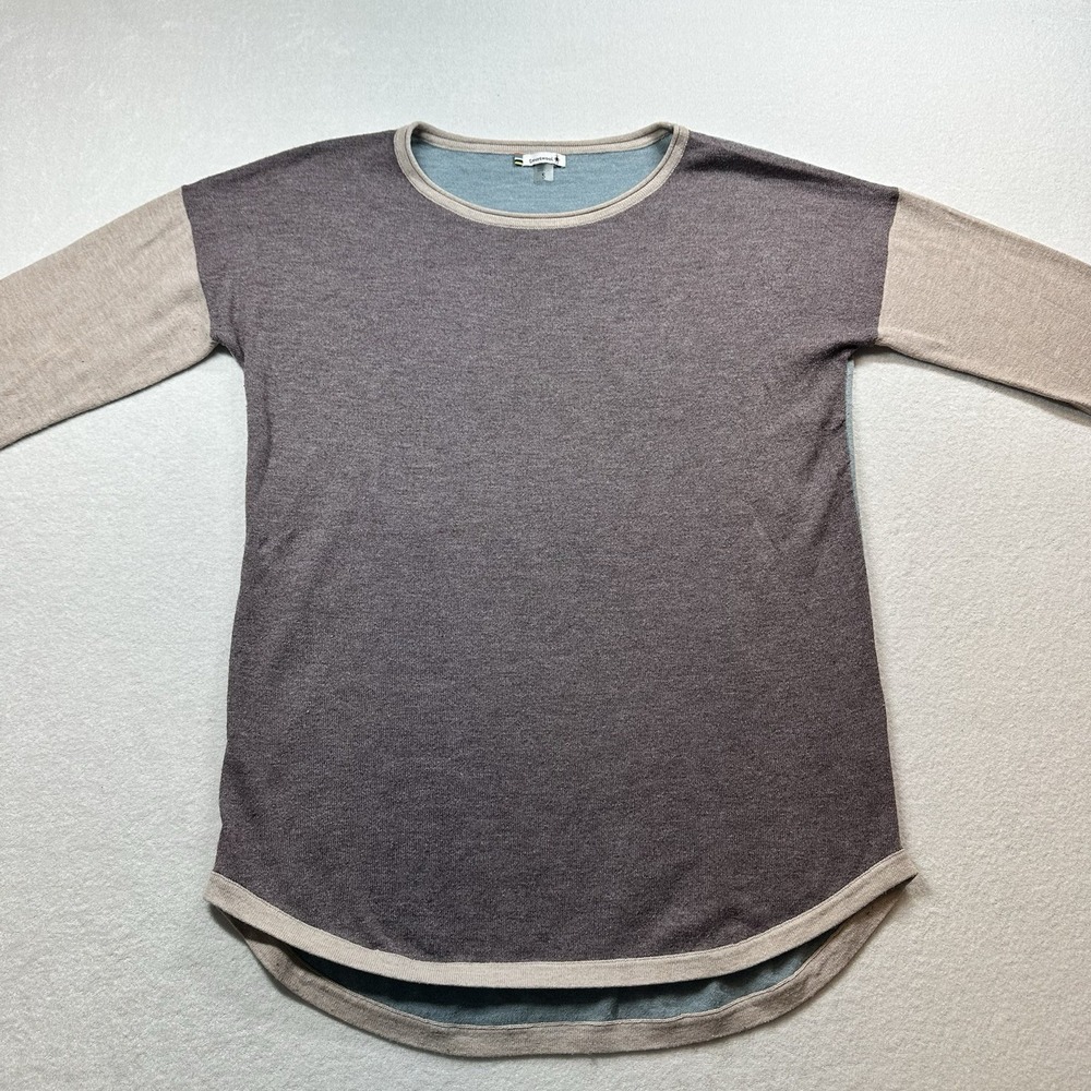 Smartwool Womens S Shadow Pine Brown Merino Wool Sweater